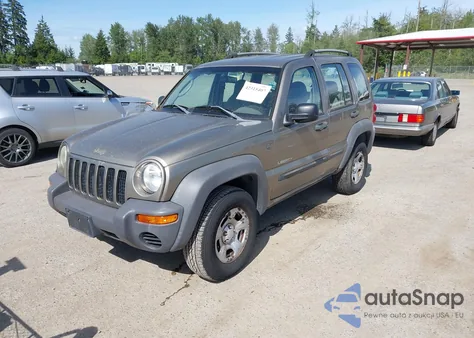 2004 Jeep Liberty Sport from USA, damaged, VIN 1J4GL48K44W310636